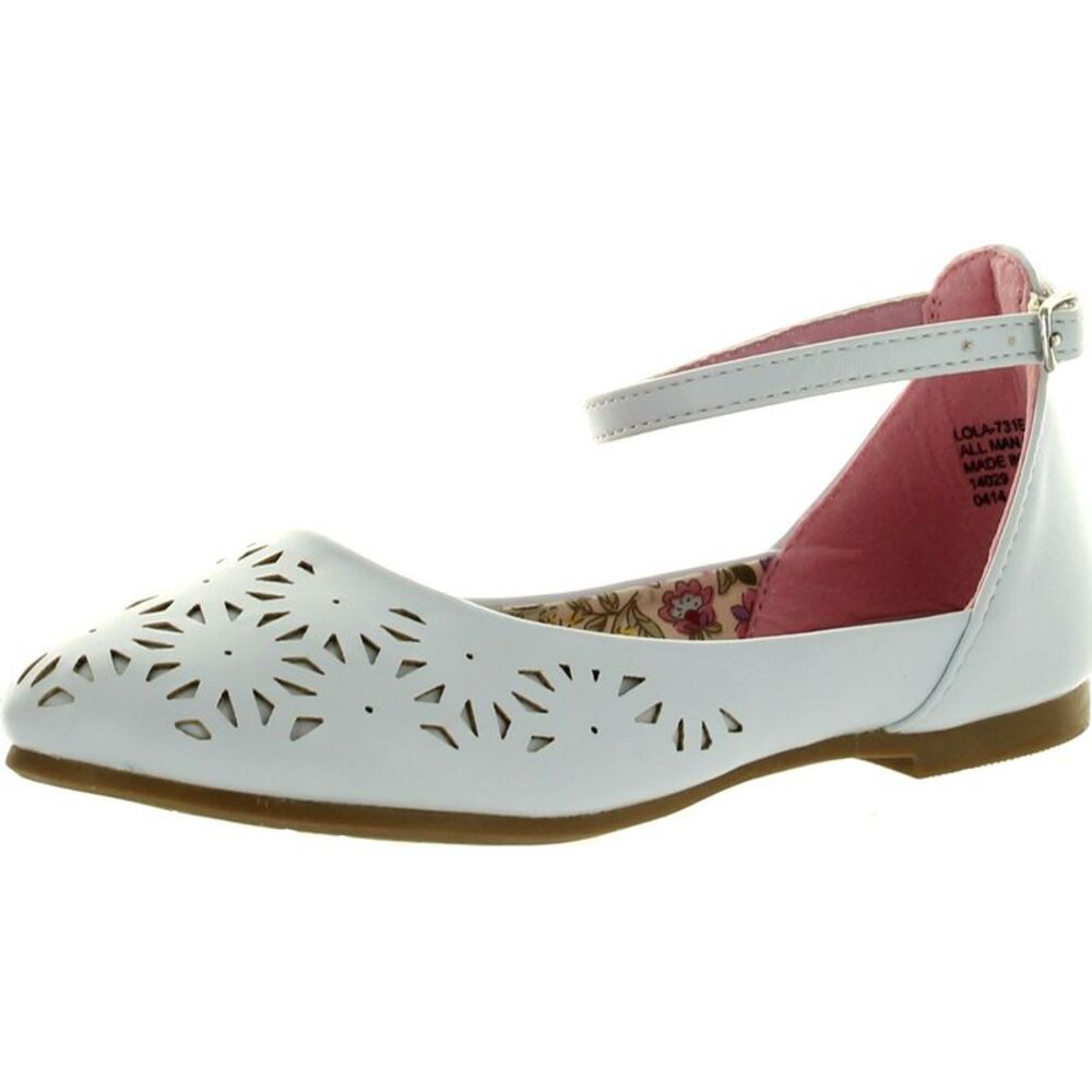 Little Angel Lola-731E White ToddlerG sandals 9 NEW